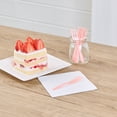 thumbnail image 4 of Coral Plastic Cake Fork with Knife Edge - 4" x 3/4" - 500 count box, 4 of 11