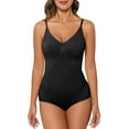 thumbnail image 1 of YouLoveIt Women's Shapewear Bodysuit Thong Back One-piece Women's Shaping Bodysuit Sleeveless V Neck Bodysuit for Women Tank Top Jumpsuit Slim Fit Casual Shapewear, 1 of 8