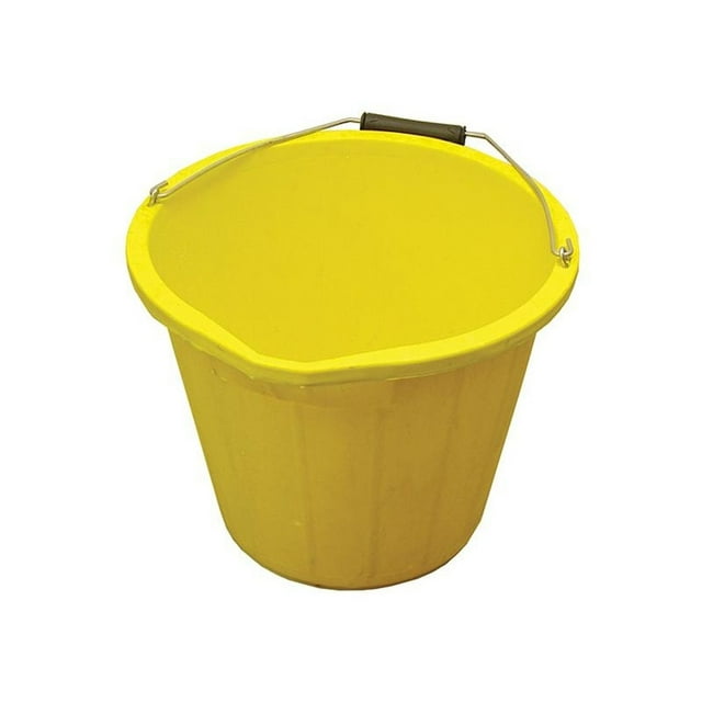 Faithfull Heavy-duty Bucket 14 Litre (3 Gallon) - Yellow