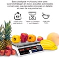 thumbnail image 2 of Báscula Comercial Digital Lcd 40 Kg Recargable Tecla Tara, 2 of 6