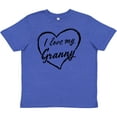 thumbnail image 3 of Inktastic I Love My Granny in Black Chalk Heart Youth T-Shirt, 3 of 5