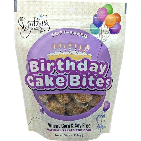 UPC: 0814272013039 | The Lazy Dog Cookie Co. Birthday Cake Soft Baked Dog Treats  Bites Vanilla with Confetti Sprinkles  All Natural for Small  Medium and Large Dogs  Wheat-Free  Baked in The USA  5 oz. (Pack of 1)