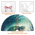 thumbnail image 3 of KLL 36" Christmas Tree Skirt Watercolor Turtle5 Xmas Tree Skirts Mat for New Year Xmas Holiday Party Indoor Outdoor Home Decoration, 3 of 5