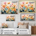 thumbnail image 4 of Designart "Tangerine Taupe Cactus Illustration" Floral Floater Framed Wall Decor, 4 of 7