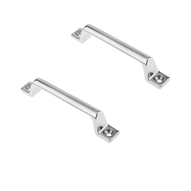 2 Pcs Manija de Puerta Acecsorio Reemplazable Acero Inoxidable Modificacion Cola Barra de manija de agarre de puerta de barco