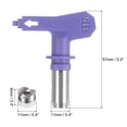 thumbnail image 3 of Unique Bargains 2 Packs Reversible Spray Tips for Airless Sprayer 315 Paint Spray Nozzle Tips Sprayer Machine Parts, Purple, 3 of 6