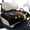 Lion Galaxy Art, variant on Whosucclay Floral Pattern Folding Golf Cart Seat Covers, 51.18 x 30.3 inches Club Car Seat Covers with All-Weather Protection 4 Storage Pockets