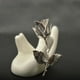 thumbnail image 5 of Elegante broche de rosa chapado, ideal para traje de hombre, joyería de boda para el novio. Platino, 5 of 9
