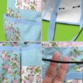thumbnail image 5 of Garden Tool Bag,Pioneer Flower Floral Print Pattern Garden Tool Organizer,Garden Gifts,Waterproof Multi-Pocket Garden Tool Storage 11.8x5.5x11.4 Inch(Tools NOT Included), 5 of 6