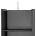 thumbnail image 4 of HomGarden 5-Tier Small Open Shelf Bookcase Narrow Storage Bookshelf Adult Kid Black, 4 of 6