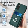 thumbnail image 4 of Allytechgroup Samsung Galaxy S20 FE Wallet Case for Women Men, Premium PU Leather Shockproof Hand Wrist Slim Fit Back Cover Phone Case for Samsung Galaxy S20 FE, Green, 4 of 6