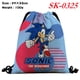 thumbnail image 4 of Bolsa de almacenamiento portátil de bolsillo de gran capacidad con cordón para guardar ropa y juguetes de niños, con diseño de Sonic The Hedgehog, 4 of 4
