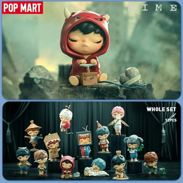 POP MART Hirono Mime Series Blind Random Box Toys, Cute Anime