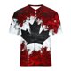 thumbnail image 3 of Top Casual Impreso de los Hombres, Camiseta de Cuello Redondo Botón de Manga Corta de Moda para Uso Al Aire Libre Y Diario, Camiseta de Invierno Cómoda, 3 of 5