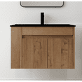 thumbnail image 3 of Triple Tree 30" Floating Bathroom Vanity with Sink, Adjustable Shelf, Black, 3 of 9