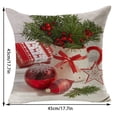 thumbnail image 3 of Billuyoard Funda de cojín de Navidad, decoración navideña para el hogar, sofá decorativo, funda de almohada, asiento, coche, decoración del hogar, Decoración del hogar YMD116-1 Billuyoard HA001499-01, 3 of 6