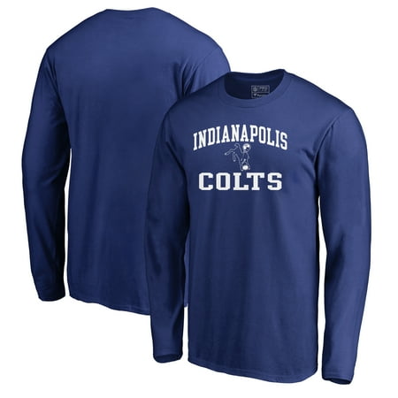Indianapolis Colts Nfl Rug - Indianapolis Colts NFL Pro Line by Fanatics Branded Vintage Collection Victory Arch Long Sleeve T-Shirt - Royal