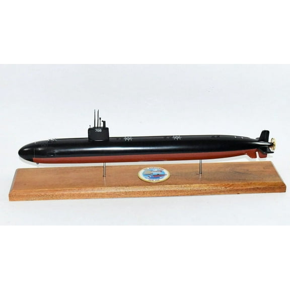 USS Hartford SSN-768 Submarine,Navy,Scale Model,Mahogany,20 inch,LA Class