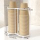 thumbnail image 2 of No se requiere perforación desechable taza estante de almacenamiento agua taza de té dispensador rack, 2 of 9