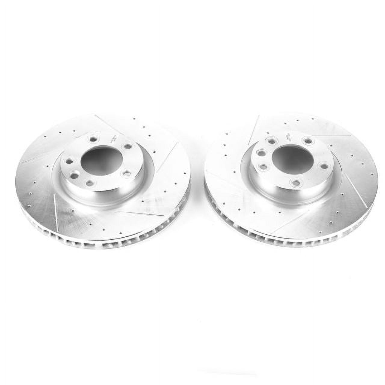 Power Stop EBR1291XPR Evolution Drilled & Slotted Rotors -Front