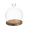 thumbnail image 4 of Esquirla with Base,Glass Dome DIY Valentines Day Decor, Crafts,Wedding Gifts Jewelry Display Jar Display Case Glass Cover brown, 4 of 8