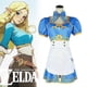 thumbnail image 1 of La leyenda de Zelda: Aliento del disfraz de cosplay salvaje Disfraz de sirvienta de la princesa Zelda para Halloween, 1 of 5