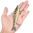 thumbnail image 4 of Cebos TARUOR 140mm Multi articulado Swimbait realista 8 segmentos pesca Swimbait Minnow señuelos art Taruor Cebos, 4 of 7