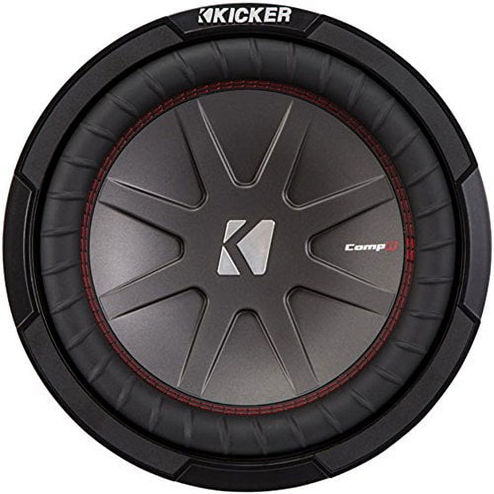 KICKER Car Audio Subwoofer CompR 12 Inch, 4-Ohm DVC, 1000W Max
