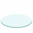 thumbnail image 3 of 30" Tempered Glass Table Top - 2/5" Thick, Polished Edge Corrosion & Heat Long Service Life For Home Office Inch 30*30*0.4", Beveled , Hotel Family Tables, 3 of 3