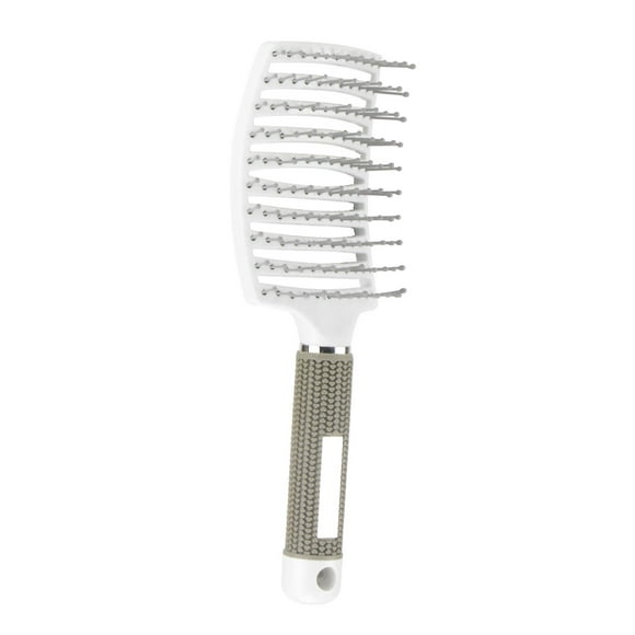 Yaju Vent Brush, Massage Brush Flex Vented Detangling Styling Hair Brush Compatible With Long Thick Curly Hair Compatible With Womenwhite1pcs