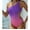 Purple, variant on YEAHITCH Swimsuit Set,Juniors Swimwear,Swimwear Clearance,One-Piece,One Shoulder,Mid WaistPurple,XL