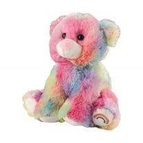 Plush Gear Rainbow the Bear 8" Plush – Soft Colorful Stuffed Animal, Adorable Cuddly Teddy for Kids & Gifts