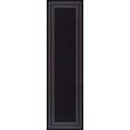 thumbnail image 6 of Beverly Rug Indoor Bordered Area Rugs, Non Slip Rubber Backing Modern Living Room Runner Rug, Black, 2x7, 6 of 11