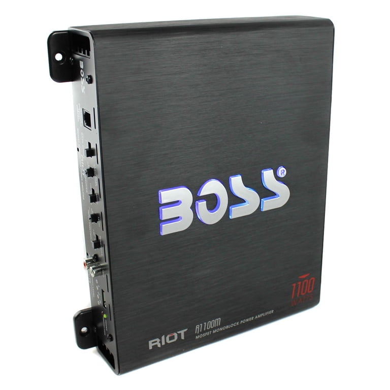 Boss R1100M Riot Powerful 1100W Monoblock Class A/B Car Audio