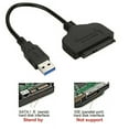 SATA to USB Cable USB 3.0 to 2.5” SATA III Hard Drive Adapter External Converter for SSD/HDD
