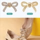 thumbnail image 4 of 4 Uds. Clips para Zapatos con Lazo de Diamantes de Imitación de Cristal, Hebillas para Zapatos de Novia, Cuentas Manuales DIY, Tacones Altos, Decoraciones Florales Doradas, 4 of 4