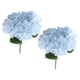 thumbnail image 2 of Ramo de flores de 2 piezas para San Valentín, regalo para el hogar, hortensia, flores para fiesta Azul claro, 2 of 9