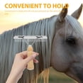 thumbnail image 3 of Nestingho 1Pc Deshedding Comb Metal Ergonomic Design Horse Grooming, 3 of 8