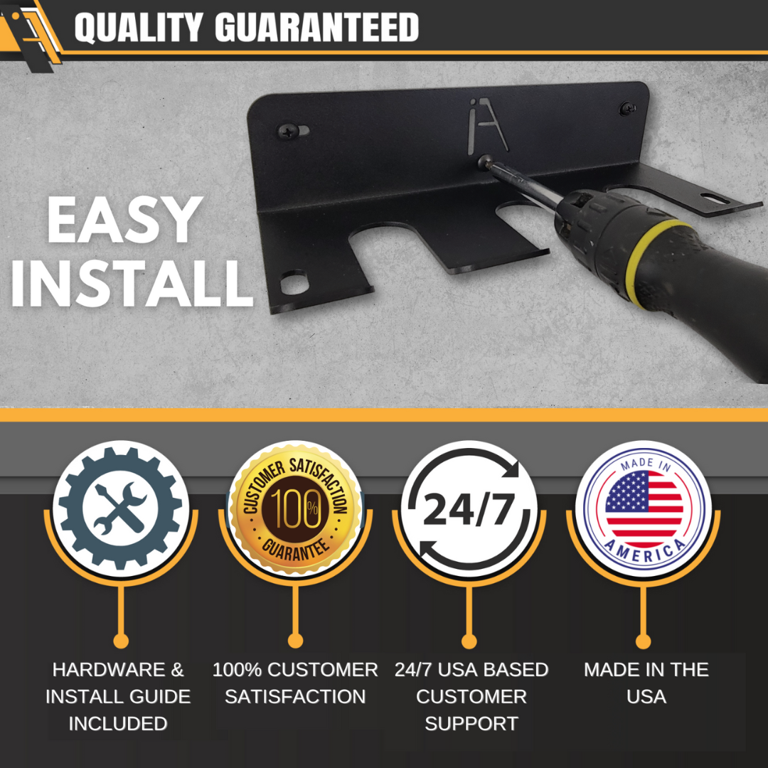 IRON AMERICAN Omega Mini Gym Storage Wall Rack