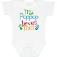 thumbnail image 3 of Inktastic My Poppop Loves Me Grandchild Boys or Girls Baby Bodysuit, 3 of 5