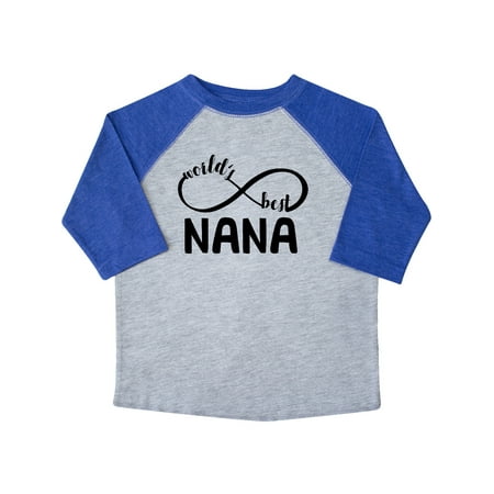 

Inktastic Gift for Nana Infinity World s Best Gift Toddler Toddler Girl T-Shirt