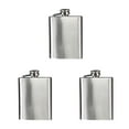 thumbnail image 3 of Cateissary Petaca de bolsillo de acero inoxidable Alcohol Whisky Licor Vino Pot Flagon Camping Type3 NO3, 3 of 6