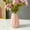 Pink, variant on Plastic Decorative Vase, Imitation Glazed Flower Pot, Small Tabletop Vase for Dried Flowers, Living Room TV Cabinet Decor, Modern Home Accessories, Green Aesthetic Design