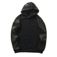 thumbnail image 7 of Curuila Mens Hoodies Camouflage Print Long Sleeve Pullover With Pocket Fashion Sport Warm Autumn Winter Sweatshirt Black Size 2Xl, 7 of 7