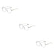 thumbnail image 1 of Jumpingount Gafas cómodas y duraderas para largas horas de en la computadora, gafas antiluz azul, gafas para mujer, montura dorada Type1 NO1, 1 of 6