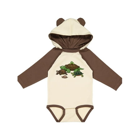 

Inktastic Turtle Parade Gift Baby Boy or Baby Girl Long Sleeve Bodysuit