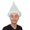 Dark Gray, variant on HPO Adult Unisex Pointy Fairy Purple Color Troll Wig with Blue Ears, Perfect for Festivals and Halloween
