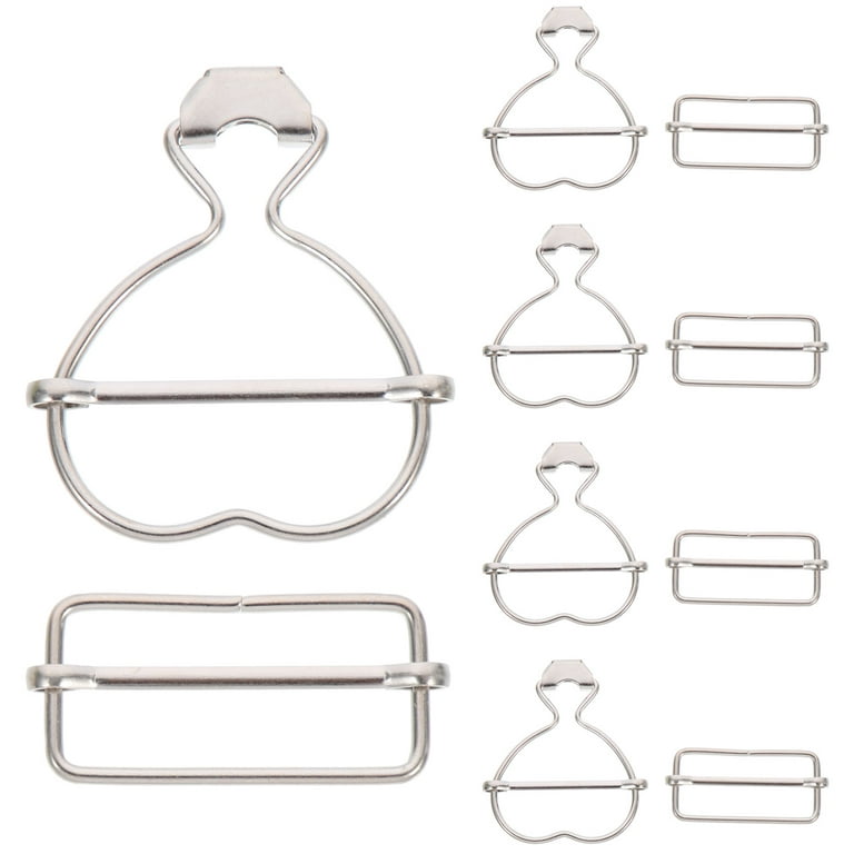 Overall clasp replacement 10Pcs Daily Use Clothes Buckles Clothes Overall  Buckles Replaceable Suspender Buckles 