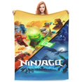 thumbnail image 2 of Ninjago Throw Blanket Soft Cozy Warm College Printing Oversized Lightweight Home Decoration All Seasons For Sofa Bed Couch Bedroom, 2 of 8