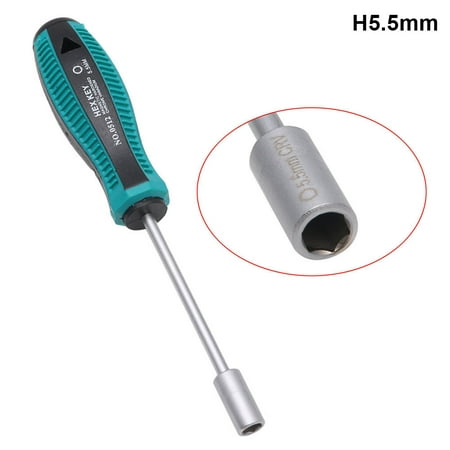 

Metal Socket Driver Wrench Screwdriver Hex Nut Key Nutdriver Hand Tools 5.5mm